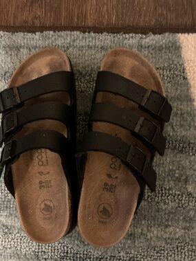 Papillio by Birkenstock sandal, size 39 (8-8.5), color black